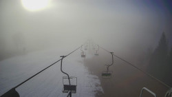 Lanovka - pohled dolů