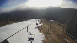 Lanovka - pohled dolů