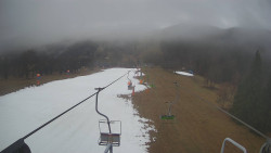 Lanovka - pohled dolů