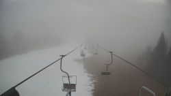 Lanovka - pohled dolů