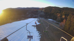 Lanovka - pohled dolů