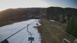 Lanovka - pohled dolů