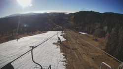 Lanovka - pohled dolů