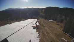 Lanovka - pohled dolů