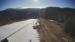 Lanovka - pohled dolů