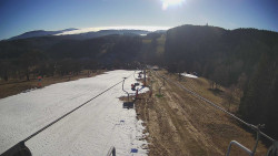 Lanovka - pohled dolů