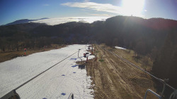 Lanovka - pohled dolů