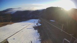 Lanovka - pohled dolů