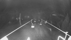 Lanovka - pohled dolů