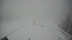 Lanovka - pohled dolů