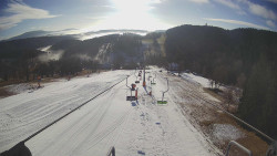 Lanovka - pohled dolů