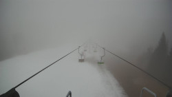 Lanovka - pohled dolů