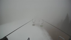 Lanovka - pohled dolů