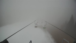 Lanovka - pohled dolů