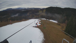 Lanovka - pohled dolů