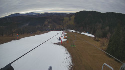 Lanovka - pohled dolů