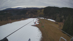 Lanovka - pohled dolů