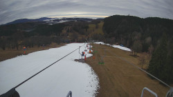 Lanovka - pohled dolů