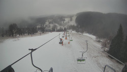 Lanovka - pohled dolů