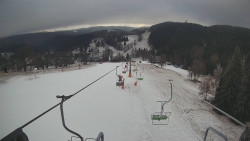 Lanovka - pohled dolů