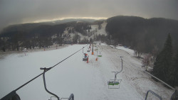 Lanovka - pohled dolů