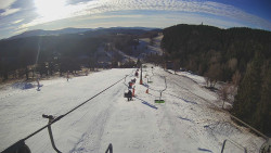 Lanovka - pohled dolů