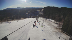 Lanovka - pohled dolů