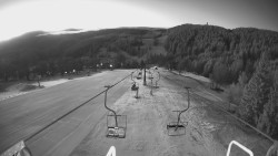 Lanovka - pohled dolů