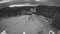 Lanovka - pohled dolů