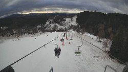 Lanovka - pohled dolů