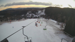 Lanovka - pohled dolů