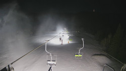 Lanovka - pohled dolů