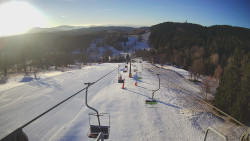 Lanovka - pohled dolů