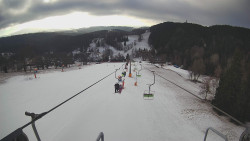 Lanovka - pohled dolů