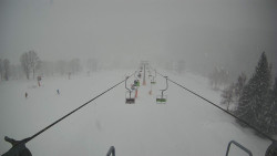 Lanovka - pohled dolů