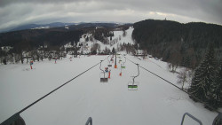 Lanovka - pohled dolů