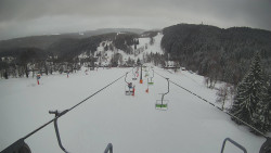 Lanovka - pohled dolů