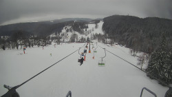 Lanovka - pohled dolů