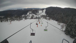Lanovka - pohled dolů