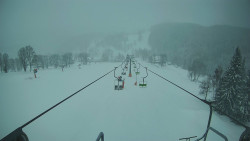 Lanovka - pohled dolů