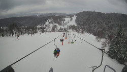 Lanovka - pohled dolů