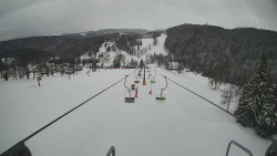 Lanovka - pohled dolů