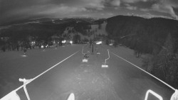 Lanovka - pohled dolů