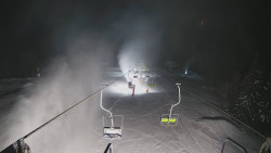 Lanovka - pohled dolů