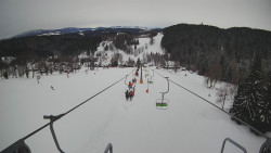 Lanovka - pohled dolů