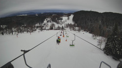 Lanovka - pohled dolů