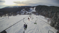 Lanovka - pohled dolů