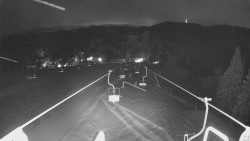 Lanovka - pohled dolů