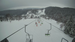 Lanovka - pohled dolů