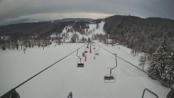 Lanovka - pohled dolů